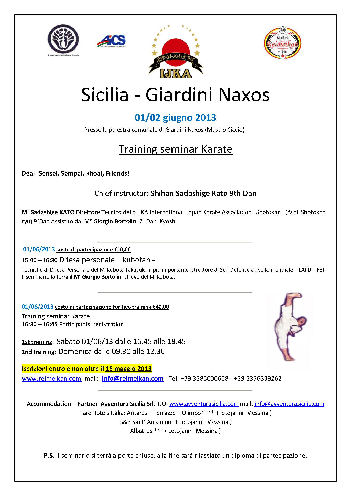 Locandina_Seminario_karate_Giardini_Naxos_2013